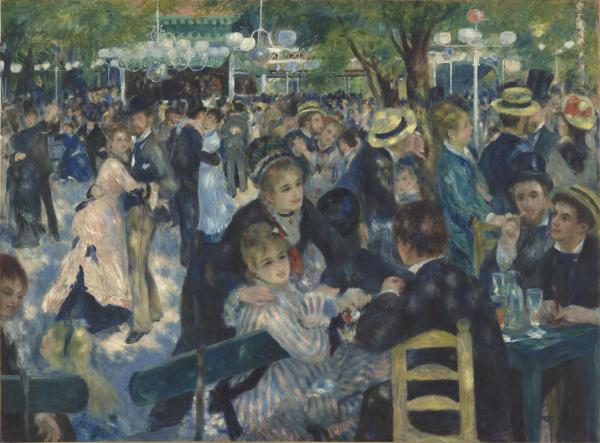 Les Scènes de vie | Bal du Moulin de la Galette, Montmartre - 1876
