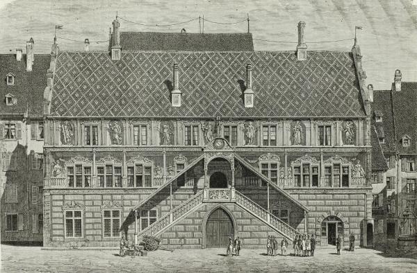 Collection Alsace - 1889 - Hôtel de Ville de Mulhouse