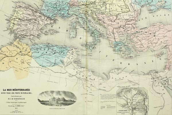 Atlas historique - Geographie pittoresque - 1861